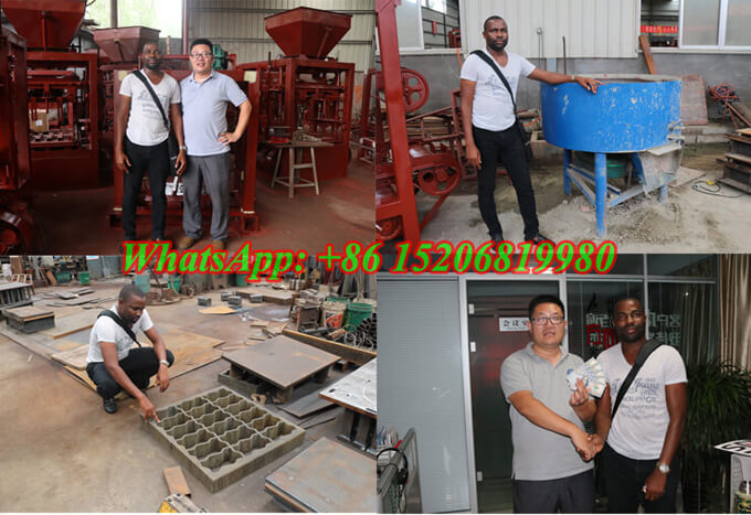 uganda customer visit giantlin block machine factory